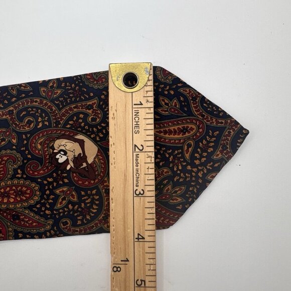 Vintage Tie 1994 Looney Tunes Mania Paisley Coyote Martian Bunny Taz - Picture 3 of 10